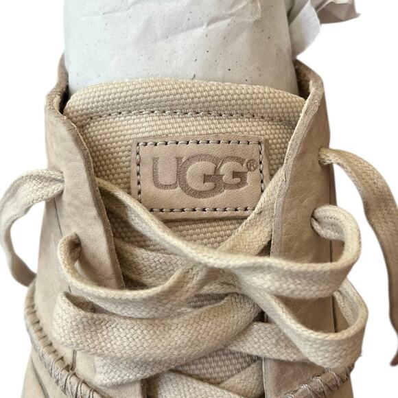 UGG Trigo Unlined Fashion Casual Shoes Sneakers in White Cap Suede Men's 10 - Picture 6 of 9